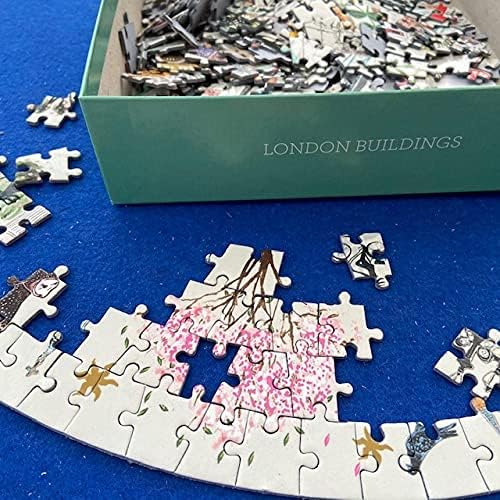 Gibsons White Logo Collection Buildings of London-Puzzle Circular de 500 Piezas (G3700