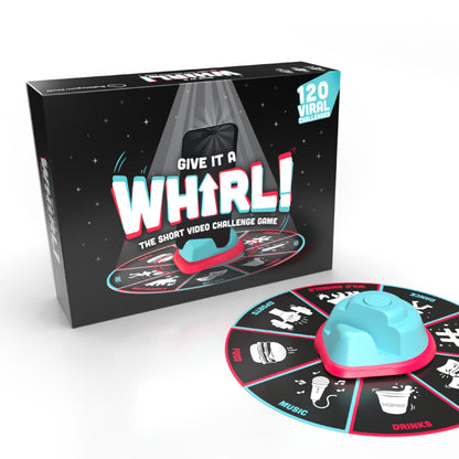 Bubblegum Stuff Give it a Whirl – The Ultimate Short Video Challenge Game – 120 Viral Challenges for Friends & Socials – Hilarious Party Fun for Content Creators & Wannabe Influencers – Ages 17+