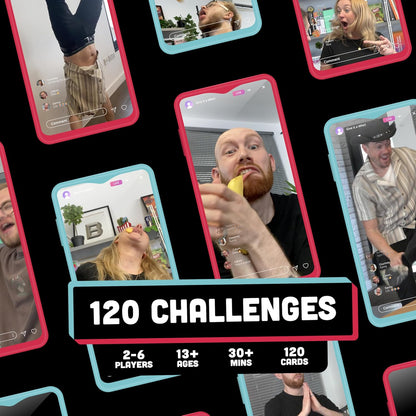 Bubblegum Stuff Give it a Whirl – The Ultimate Short Video Challenge Game – 120 Viral Challenges for Friends & Socials – Hilarious Party Fun for Content Creators & Wannabe Influencers – Ages 17+