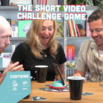Bubblegum Stuff Give it a Whirl – The Ultimate Short Video Challenge Game – 120 Viral Challenges for Friends & Socials – Hilarious Party Fun for Content Creators & Wannabe Influencers – Ages 17+