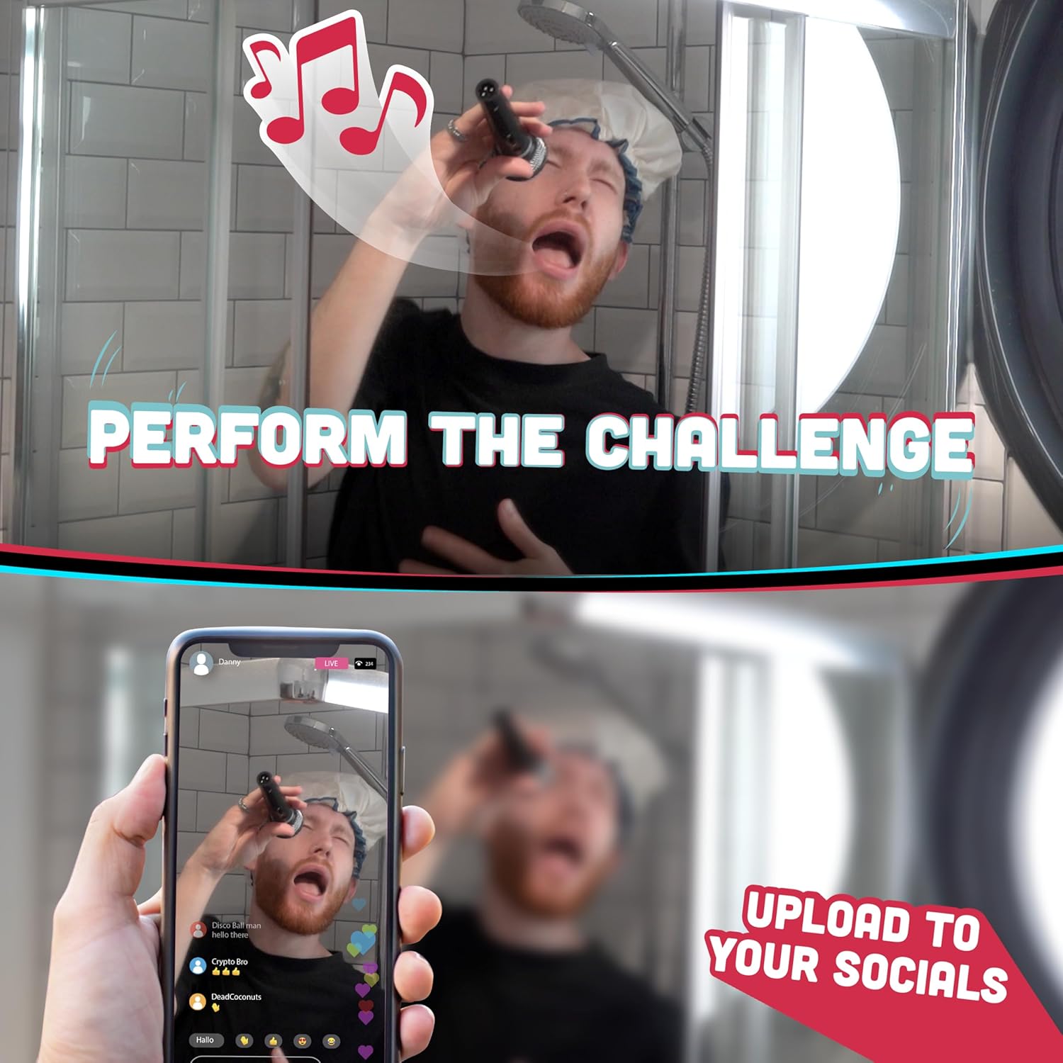Bubblegum Stuff Give it a Whirl – The Ultimate Short Video Challenge Game – 120 Viral Challenges for Friends & Socials – Hilarious Party Fun for Content Creators & Wannabe Influencers – Ages 17+
