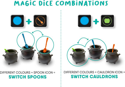 FlexiQ | Abracada-Broom | Family Game | Ages 6+ | 2-5 Players | 20 Minutes Playing Time