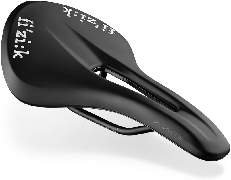 Fizik Tempo Aliante R5 Road Bike Saddle, Carbon Reinforced Shell with Alloy Rails, 145mm Width, Black