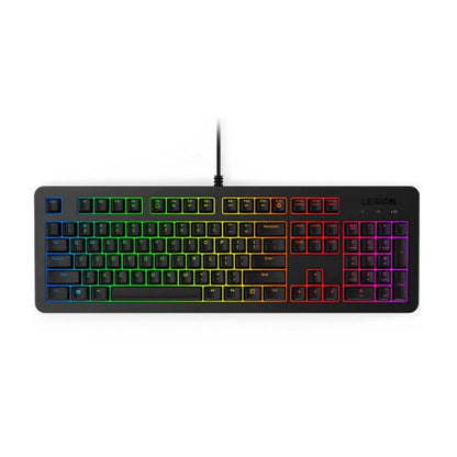 Lenovo Legion K300 RGB Gaming Keyboard | 5-Zone RGB Illumination | QWERTY UK layout | Anti-Ghosting Membrane Switches | Wired 1.8m USB 2.0 cable | Designed for PC and Console Gamers K300 Keyboard
