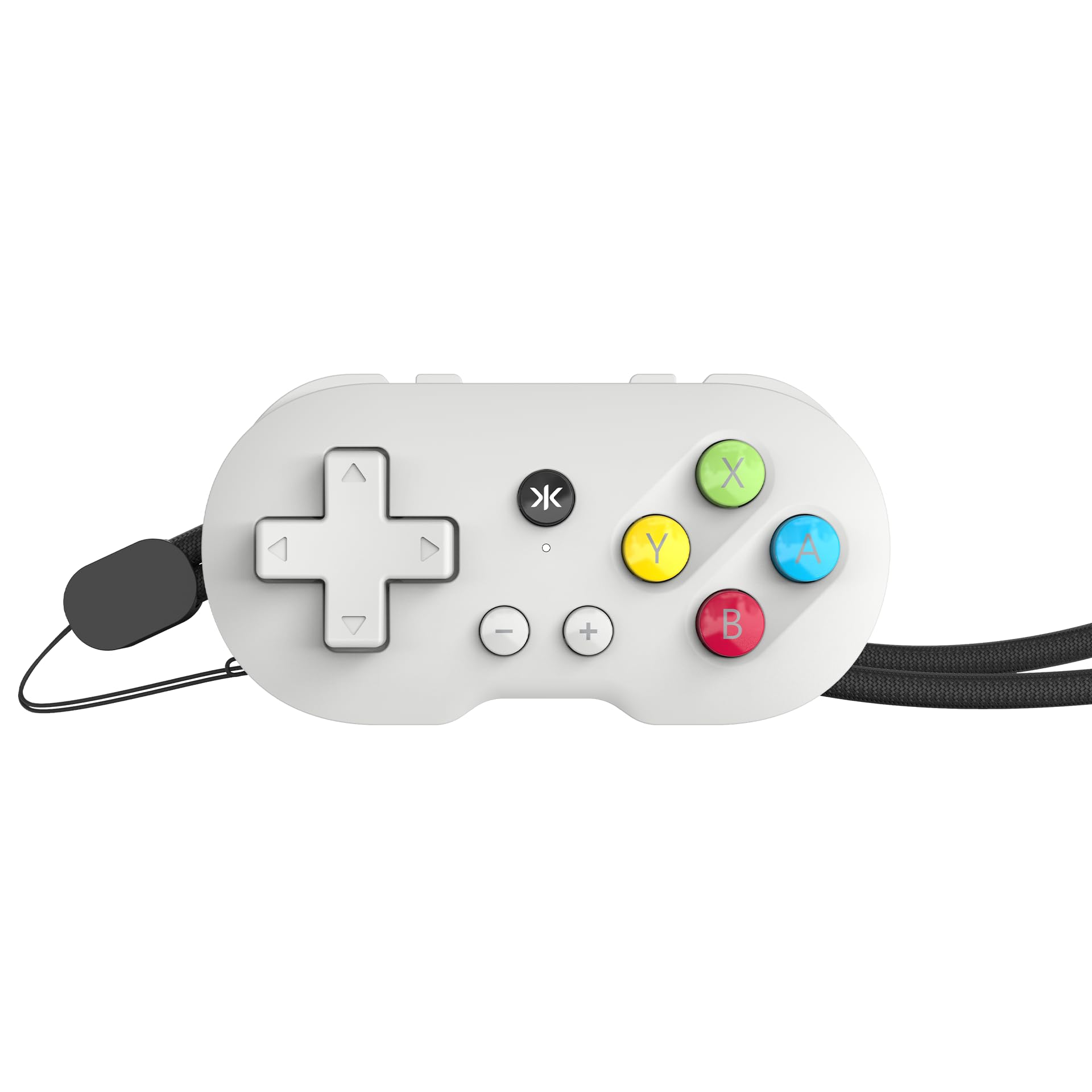 CRKD ATOM - Collectible Keychain Controller for Nintendo Switch, PC, Mac, Mobile and Smart TV (PAL Grey