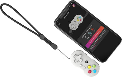 CRKD ATOM - Collectible Keychain Controller for Nintendo Switch, PC, Mac, Mobile and Smart TV (PAL Grey