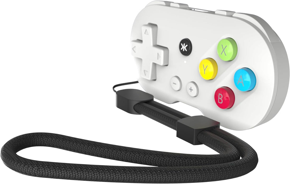 CRKD ATOM - Collectible Keychain Controller for Nintendo Switch, PC, Mac, Mobile and Smart TV (PAL Grey