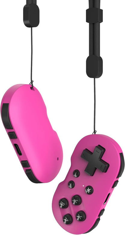 CRKD ATOM - Collectible Keychain Controller for Nintendo Switch, PC, Mac, Mobile and Smart TV (Hot Pink