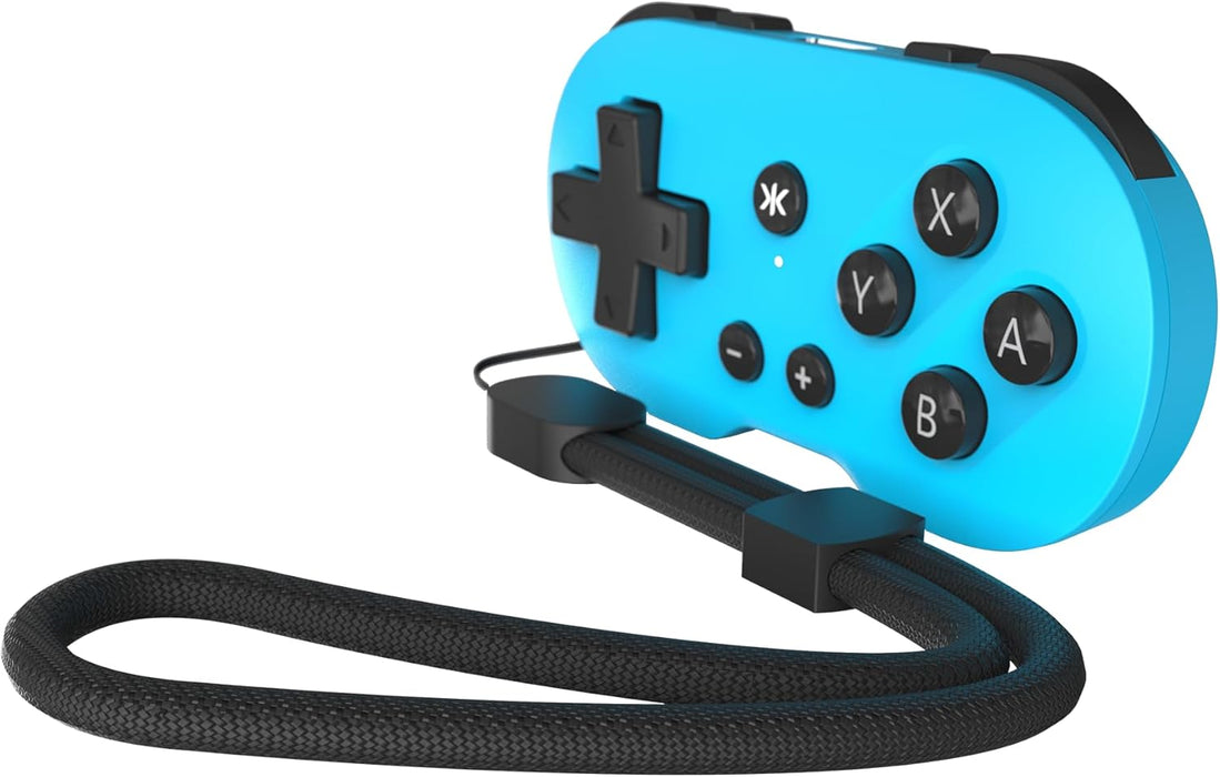 CRKD ATOM - Collectible Keychain Controller for Nintendo Switch, PC, Mac, Mobile and Smart TV (Sky Blue