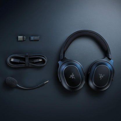 Razer Barracuda X Chroma - Wireless Multi-Platform Gaming Headset with 6 Zone Chroma RGB (SmartSwitch Hyperspeed & Bluetooth, 40mm Drivers, Detachable HyperClear Cardioid Mic) Black
