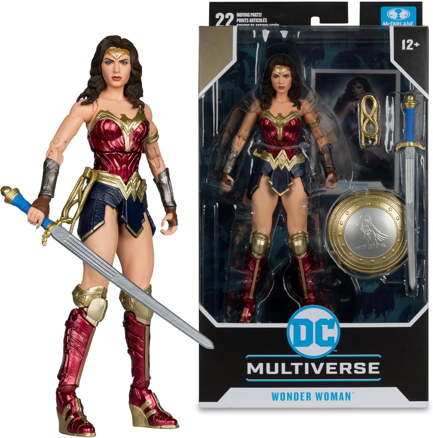 McFarlane DC Multiverse Wonder Woman (Batman V Superman: Dawn of Justice) 7in Action Figure Toys