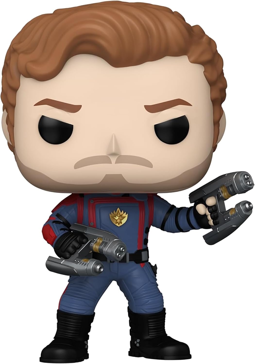 Funko POP Vinyl Marvel: GOTG3 - Star-Lord -Bobblehead, Glow in The Dark Uniform Edges Collectible Figure, Guardians of The Galaxy: Volume 3