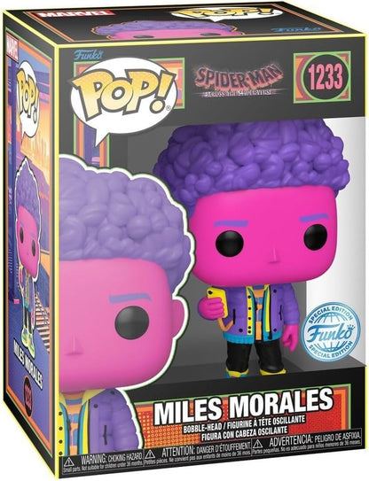 Pop! Spider-Man: Across The Spider-Verse - Miles Morales Blacklight Exclusive