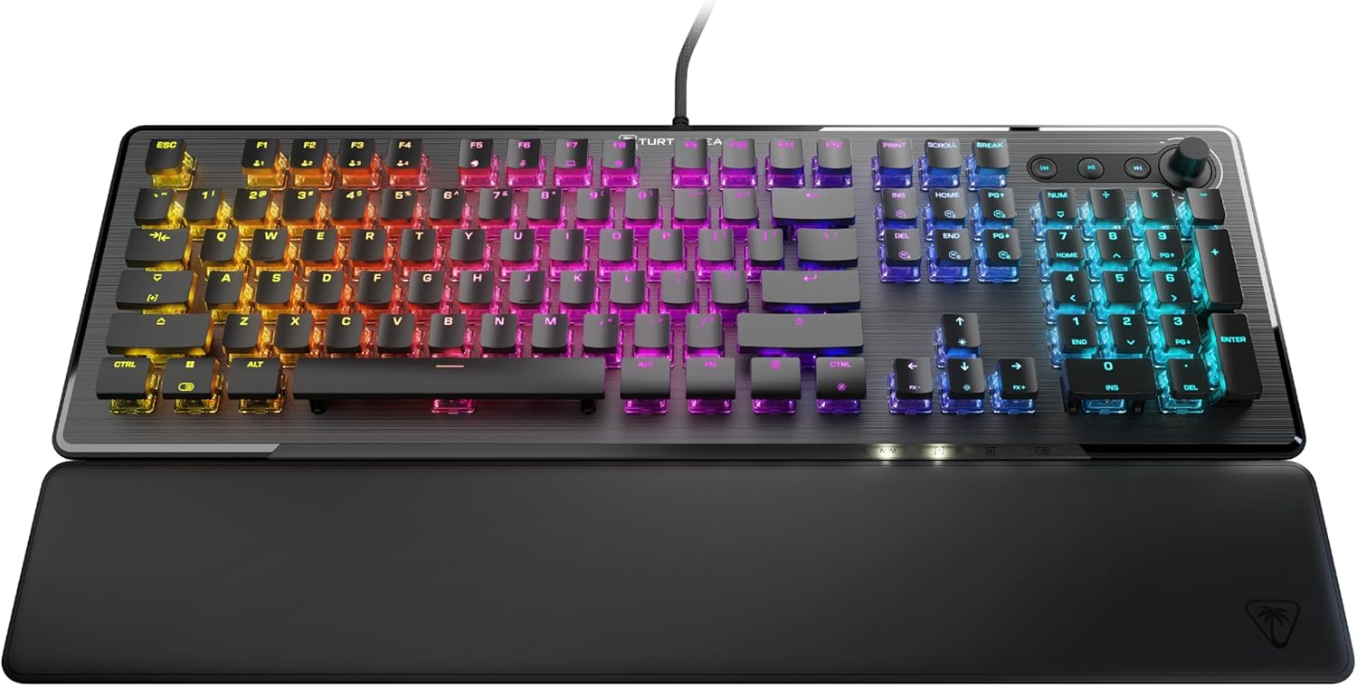 Turtle Beach Keyboard Mechanical Vulcan Ii, Black, Linear, Us