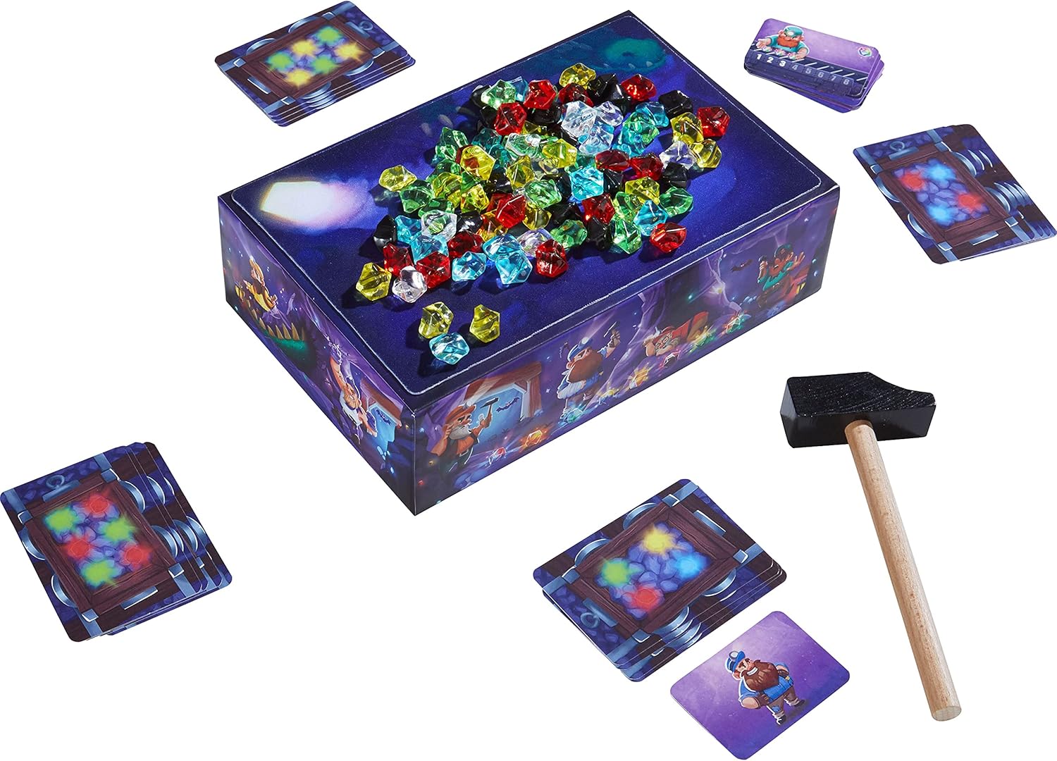 HABA 306212 Hammer Time -A hard-hitting dexterity game for 2 to 4 players ages 5 years and Up- English version (Made in Germany)