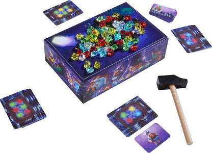 HABA 306212 Hammer Time -A hard-hitting dexterity game for 2 to 4 players ages 5 years and Up- English version (Made in Germany)