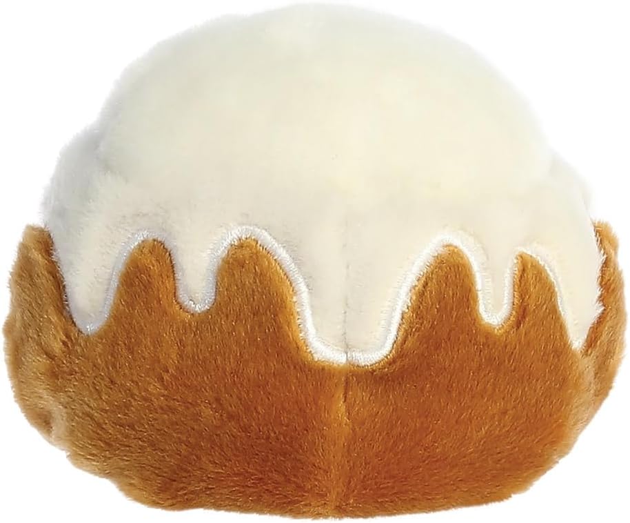 Aurora, 33726, Palm Pals Sugary Cinnamon Roll 5In, Soft Toy, Brown & white