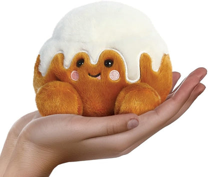 Aurora, 33726, Palm Pals Sugary Cinnamon Roll 5In, Soft Toy, Brown & white