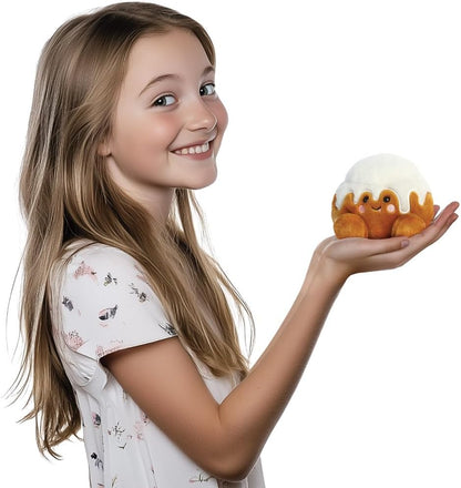 Aurora, 33726, Palm Pals Sugary Cinnamon Roll 5In, Soft Toy, Brown & white
