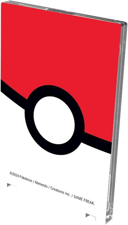 Ultra PRO - Single 35 Pt ONE-Touch Edge - Poké Ball Printed Magnetic Card Holder for Pokémon, Pokémon Card Display Case, Trading Card Display Case, TCG Card Storage, Sports Card Holder