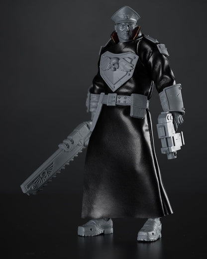 McFarlane Toys - Warhammer 40.000 Commissar (Astra Militarum) Figura a prueba de artistas de 7 pulgadas