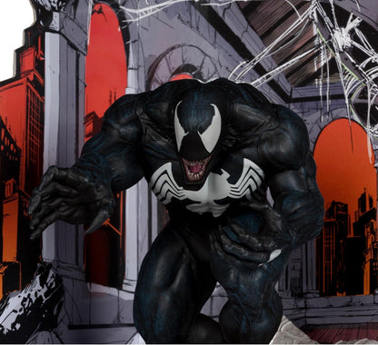 McFarlane Toys - Marvel Venom Sammlerstück im Maßstab 1:10 mit Szene (The Amazing Spider-Man #316