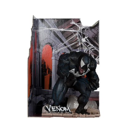 McFarlane Toys - Marvel Venom Sammlerstück im Maßstab 1:10 mit Szene (The Amazing Spider-Man #316