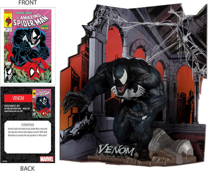 McFarlane Toys - Marvel Venom Sammlerstück im Maßstab 1:10 mit Szene (The Amazing Spider-Man #316