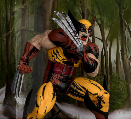 McFarlane Marvel Wolverine 1:6th Scale Collectible with Scene (The Incredible Hulk #340) Toys