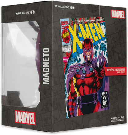 McFarlane Marvel Magneto - Juguetes coleccionables a Escala 1:10 con Escena (X-Men #1