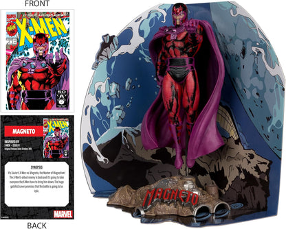 McFarlane Marvel Magneto - Juguetes coleccionables a Escala 1:10 con Escena (X-Men #1
