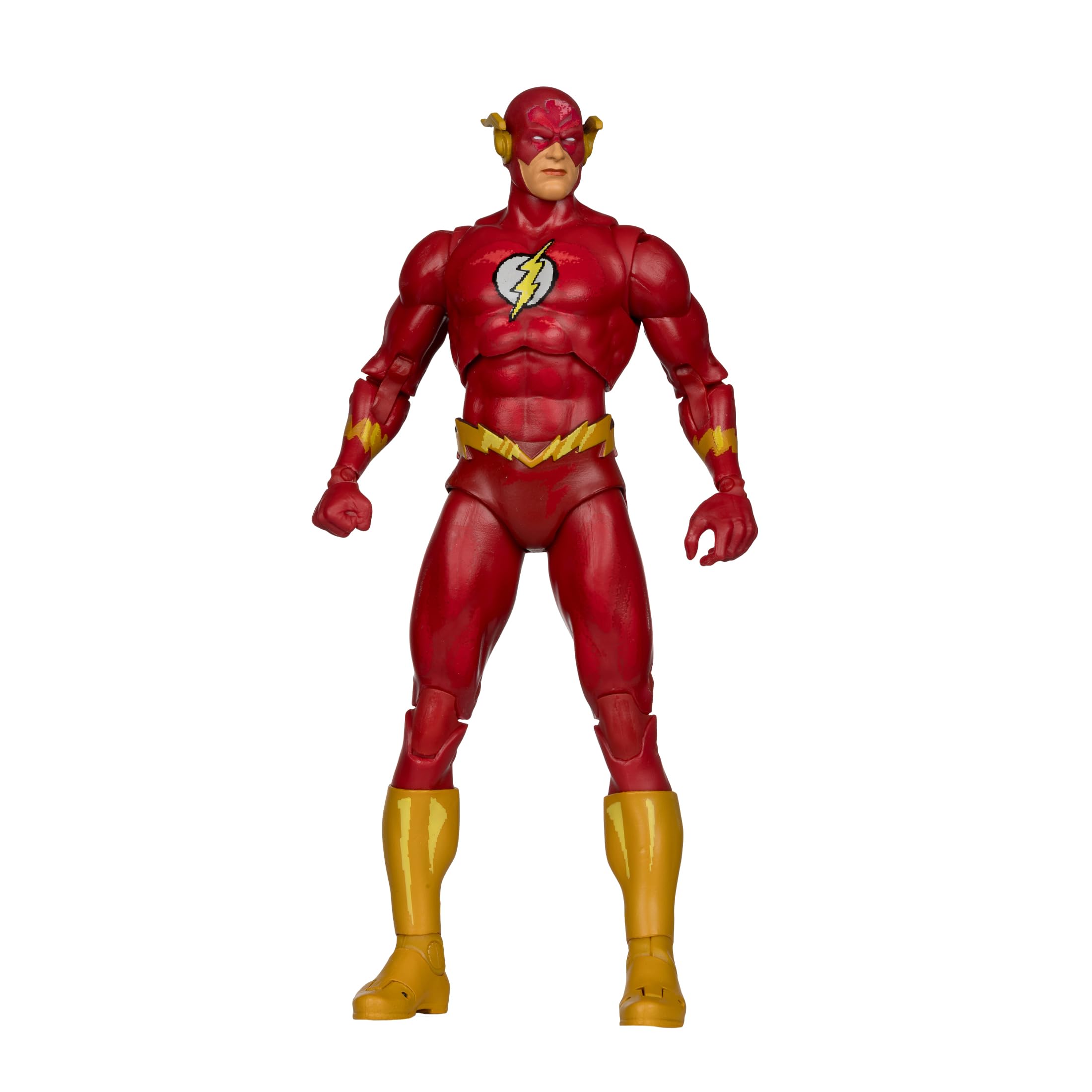 McFarlane Toys - DC Multiverse The Flash (Justice League Task Force) Figura Build-A de 7 pulgadas
