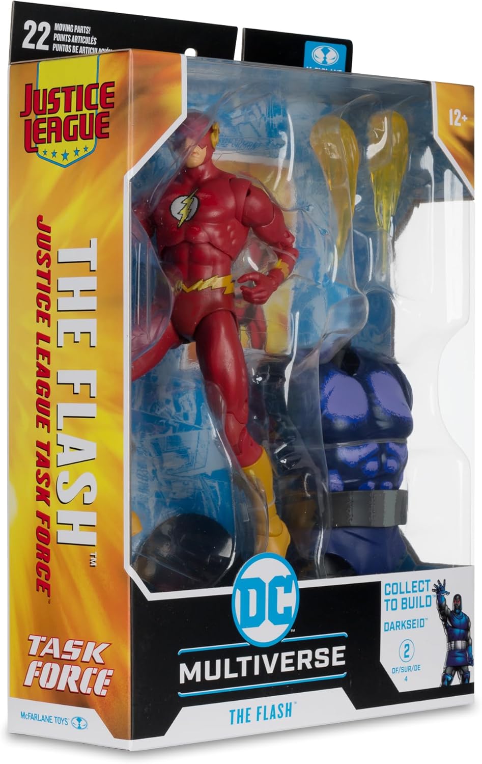 McFarlane Toys - DC Multiverse The Flash (Justice League Task Force) Figura Build-A de 7 pulgadas