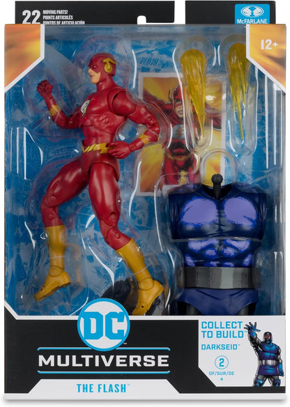McFarlane Toys - DC Multiverse The Flash (Justice League Task Force) Figura Build-A de 7 pulgadas