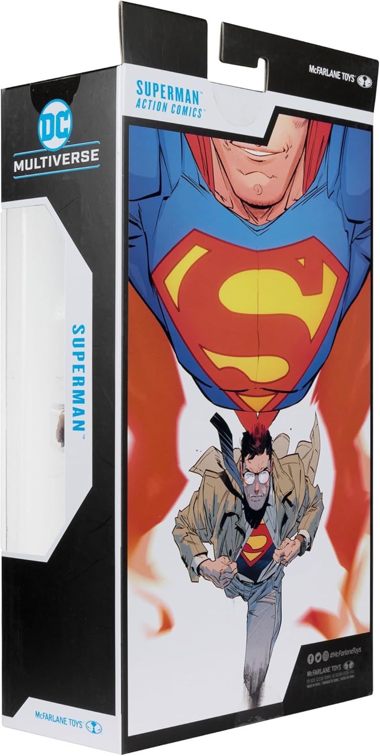McFarlane DC Multiverse Superman (Action Comics) Gold Label 7in Action Figure Toys
