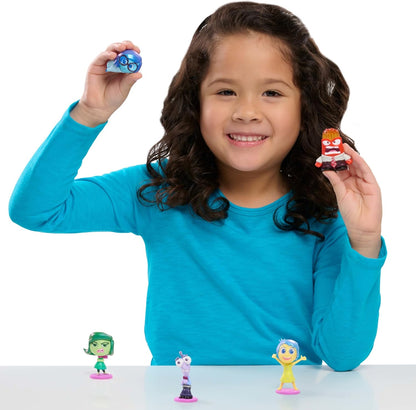 Just Play Conjunto de Figuras coleccionables de Todos los Sentimientos de Inside out 2 de Disney y Pixar, de 2,5 cm a 5,9 cm de Alto, Juguetes para niños a Partir de 3 años