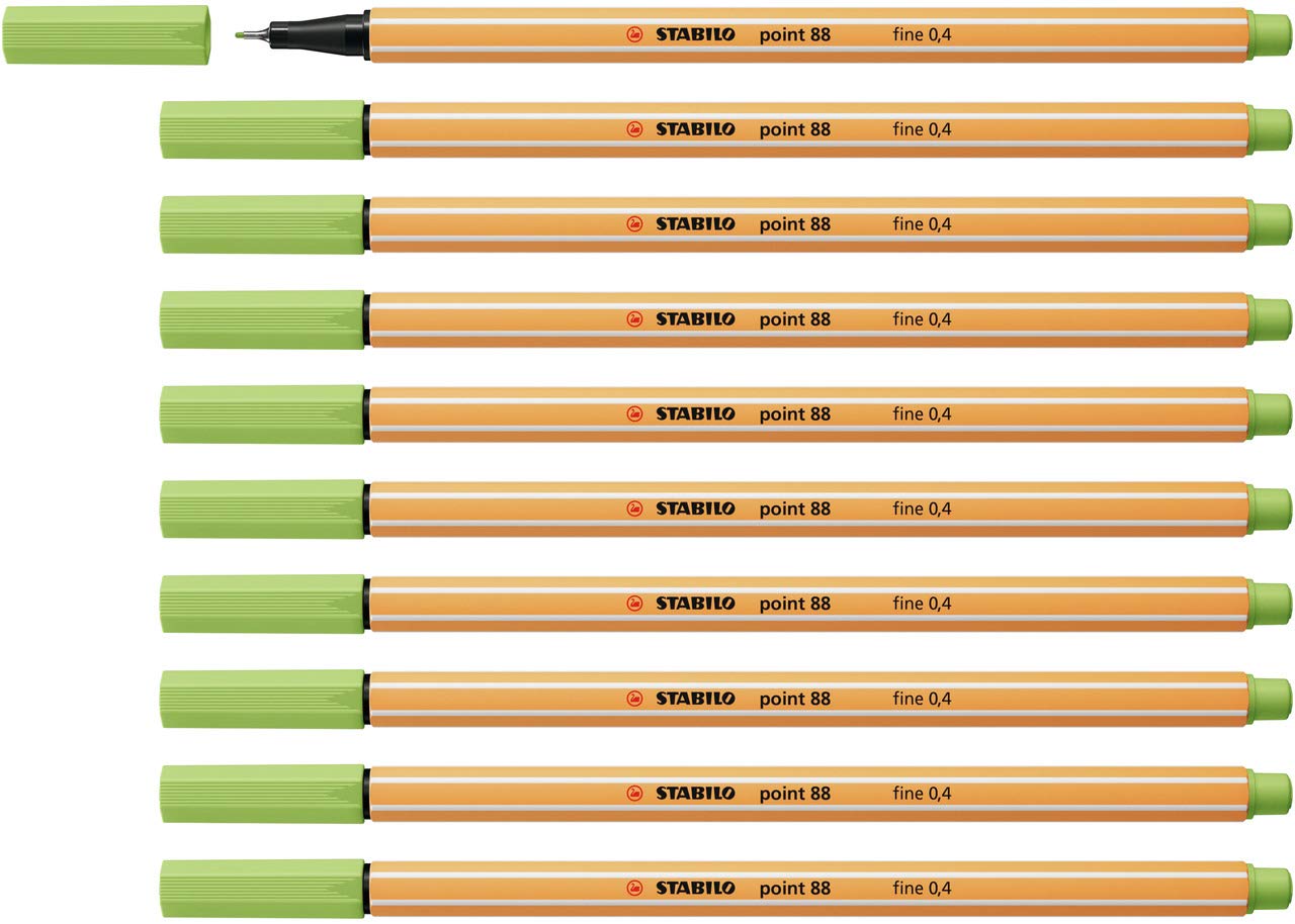 Stabilo Fineliner point 88 - Confezione da 10 - Pistacchio