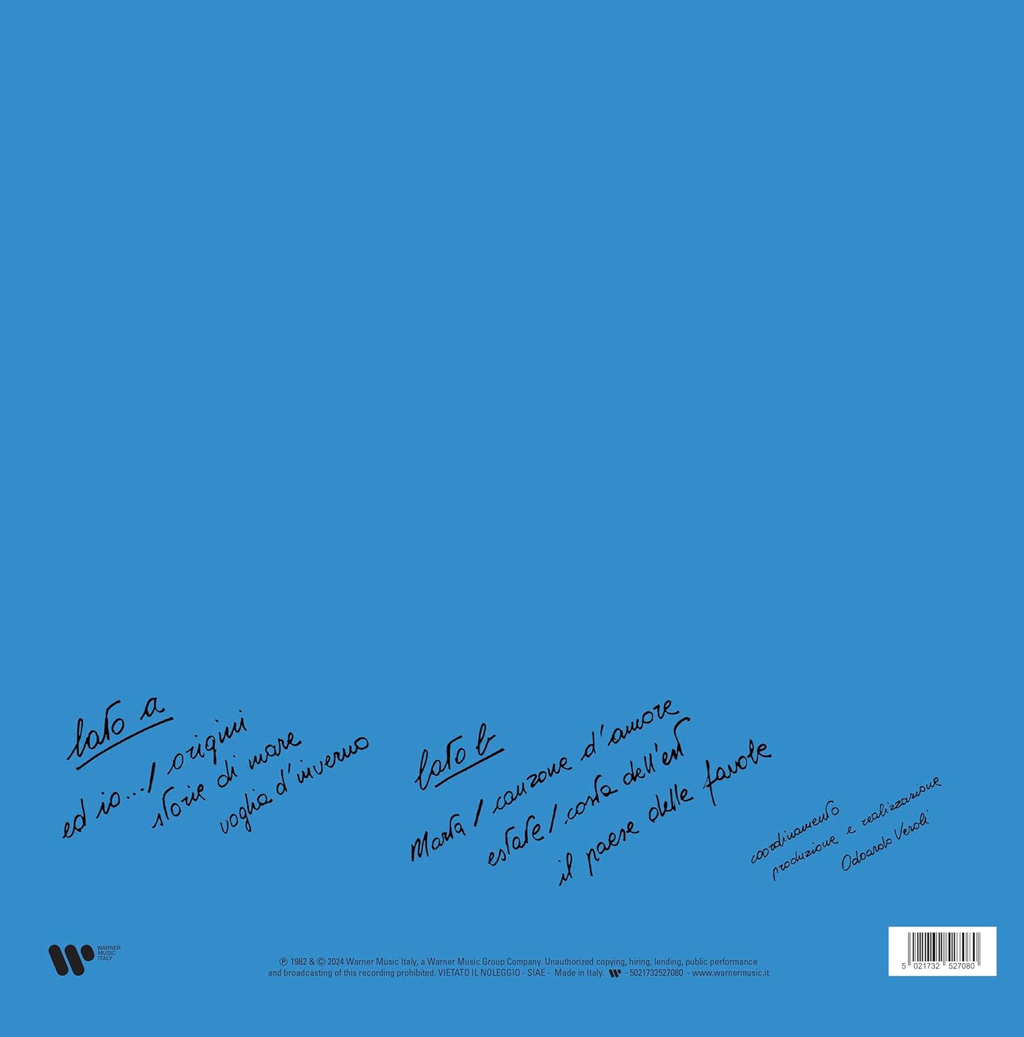 Ancora Una Volta Con Sentimento (Vinile Azzurro