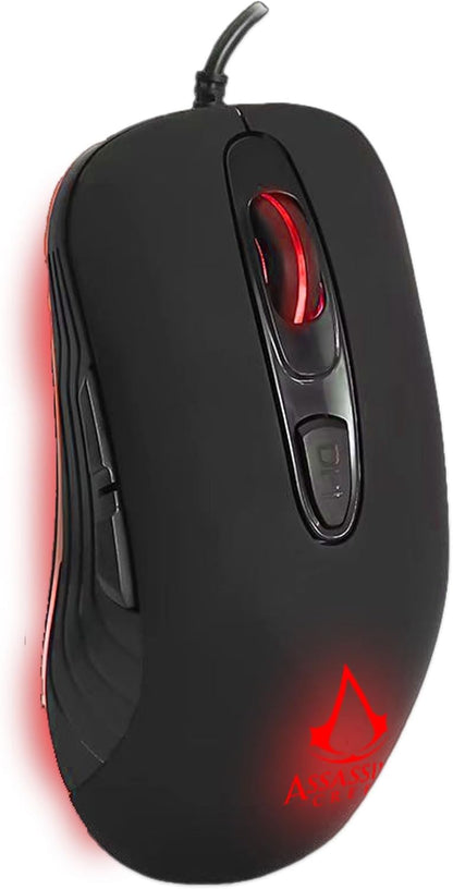 Freaks And Geeks - Assassin`S Creed - Gaming Mouse 3600 Dpi -Led-Black