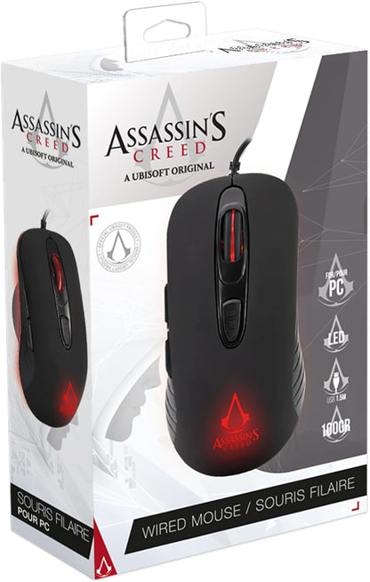 Freaks And Geeks - Assassin`S Creed - Gaming Mouse 3600 Dpi -Led-Black