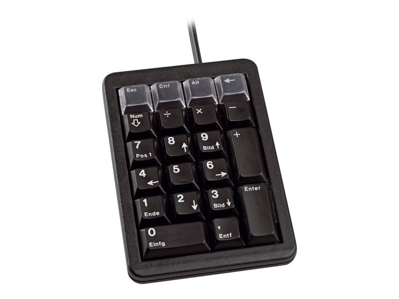 CHERRY G84-4700, Programmable Keypad, French Layout with Numeric Keypad, Wired (USB-Connection), Plug & Play, Mechanical ML Switches, Black