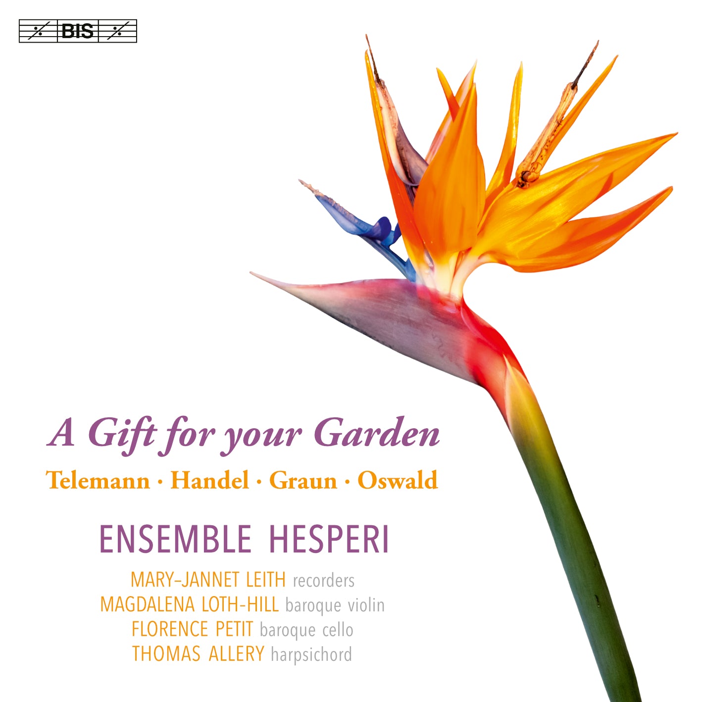 Telemann/Handel/Graun/Oswald: A Gift for Your Garden