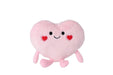 Plush Plush Toy Heart Light Pink 20cm Toy Gift