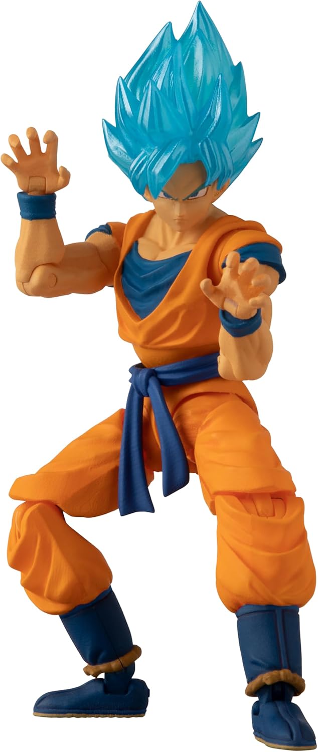 Dragon Ball BANDAI Evolve Anime Figure, Action Figures Anime Gifts And Anime Merch From Manga And Anime Goku Toy, Super Blue Goku Figure, 12.5 cm