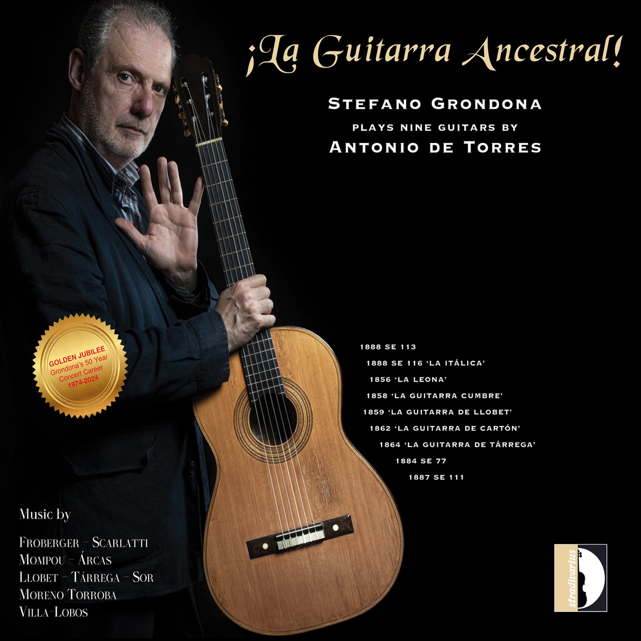 Stefano Grondona Spielt Neun Gitarren Von Antonio de Torres