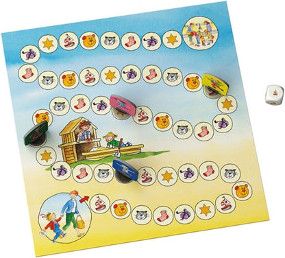 KOSMOS 697655 - Connis erste Spiele, Spielesammlung für Kinder ab 3 Jahren, vier verschiedene Kinderspiele für 2 - 4 Spieler
