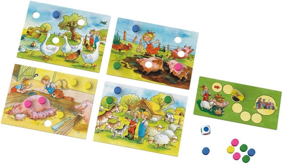 KOSMOS 697655 - Connis erste Spiele, Spielesammlung für Kinder ab 3 Jahren, vier verschiedene Kinderspiele für 2 - 4 Spieler