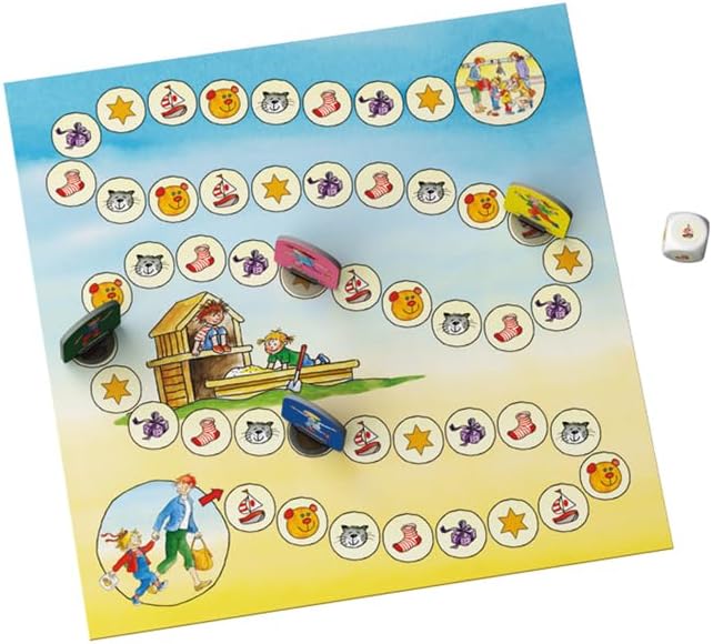 KOSMOS 697655 - Connis erste Spiele, Spielesammlung für Kinder ab 3 Jahren, vier verschiedene Kinderspiele für 2 - 4 Spieler