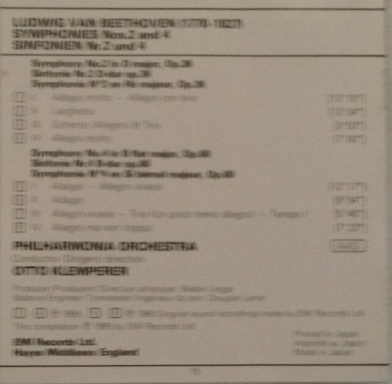 Symphonies Nos. 2 & 4