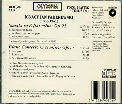 Piano Concerto and Sonata (Barbara Hesse-Bukowska